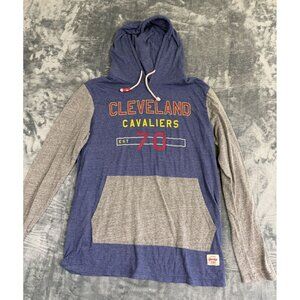 Sportiqe Mens X-Large Cavaliers Hoodie EST 70 Blue/Gray Long Sleeve